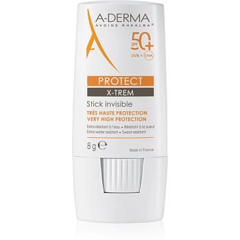 A-Derma Protect X-Trem tyčinka na citlivá místa SPF 50+ 8 g