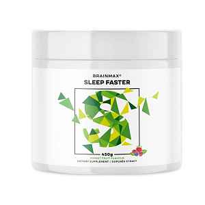 BrainMax Sleep Faster®, GABA UPGRADE! 450 g Příchuť: Sladší