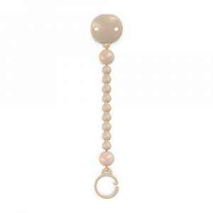 Suavinex Colour Essence Klip na dudlík 1 ks krémový