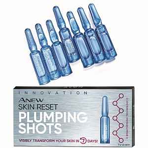 Avon Anew Skin Reset Plumping Shots liftingové pleťové sérum 7 x 1,3 ml