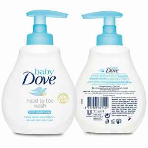 BABY DOVE Mycí gel pro celé tělo i vlásky, 400 ml