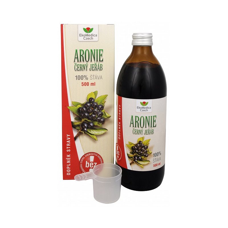 Arónie - 100% šťáva z plodu aronie černoplodé 500 ml