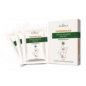 Cannaderm Thermolka Hřejivá konopná náplast 3 ks