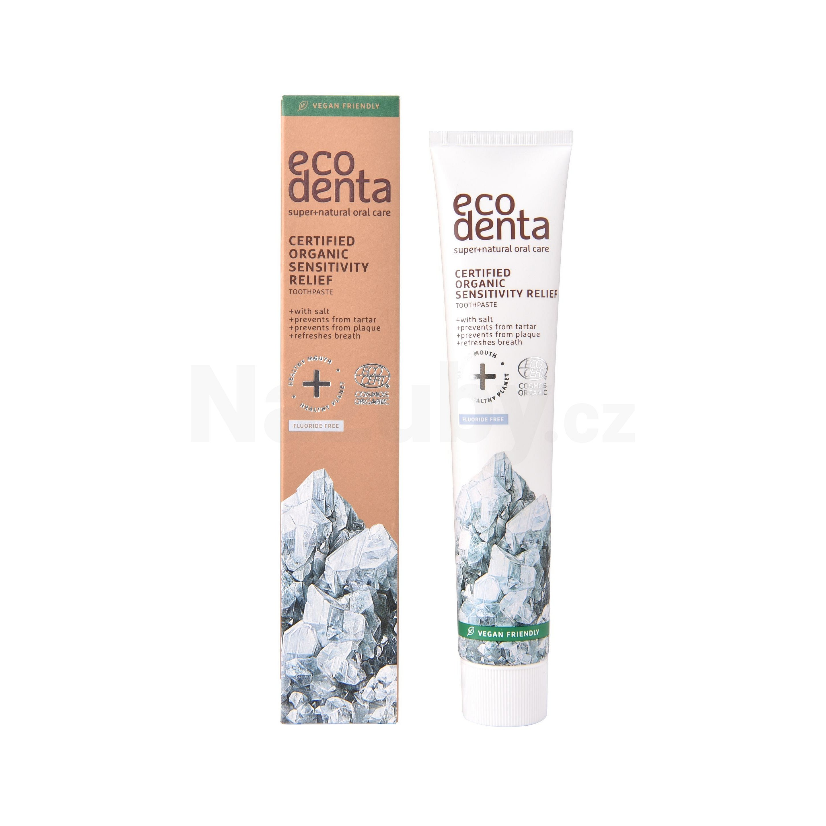 Ecodenta Organic Salt zubní pasta pro citlivé zuby 75 ml