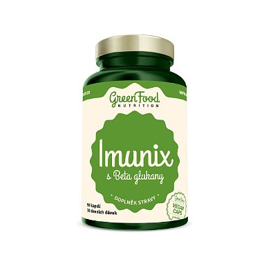 GreenFood Nutrition Imunix s Betaglukany 90kapslí