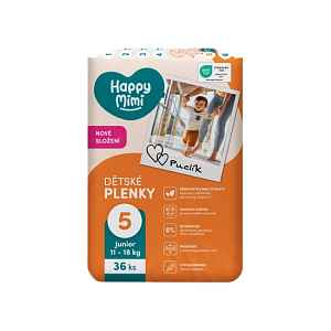 Happy Mimi dětské plenky 5, 36 ks