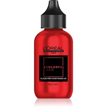 L’Oréal Professionnel Colorful Hair Pro Hair Make-up jednodenní vlasový make-up odstín Red Hot 60 ml