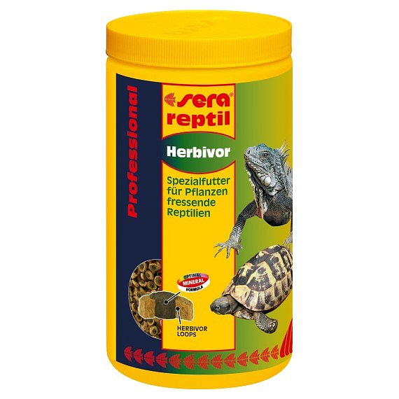 Sera doplňkové krmivo pro býložravé plazy Reptil Professional Herbivor 1000ml