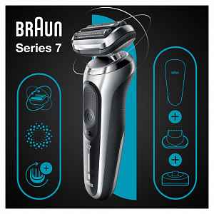 BRAUN Series 7 71-S4200cs Silver elektrický holící strojek