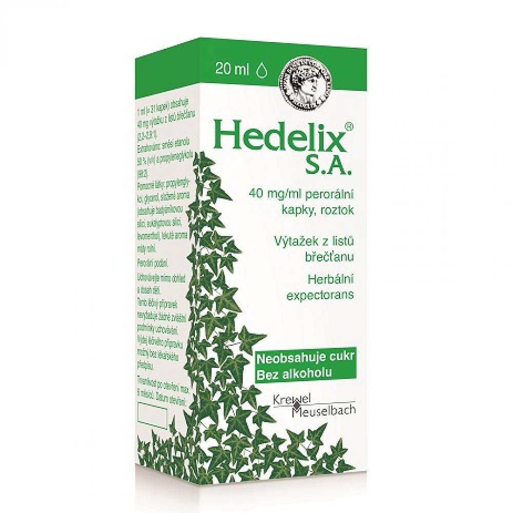 HEDELIX S.A. 1X20ML Kapky, roztok