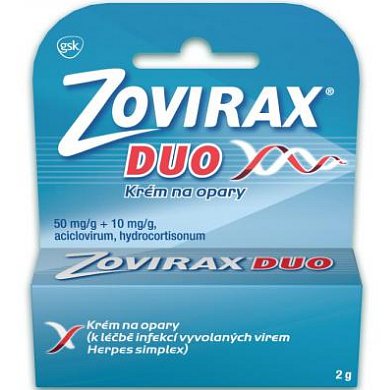 Zovirax Duo 50mg/g+10mg/g krém drm.crm. 1x2g