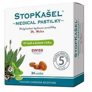 STOPKAŠEL Medical pastilky Dr.Weiss 24 pastilek