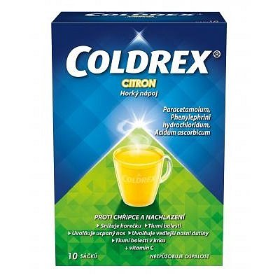 Coldrex horký nápoj citron 10 ks