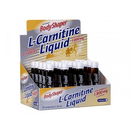 L-Carnitine Liquid, 1 x 25ml, Weider, Citrus