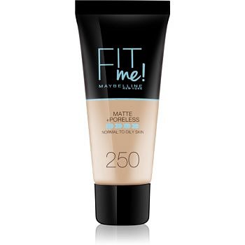 Maybelline Fit Me! Matte+Poreless matující make-up pro normální a mastnou pleť odstín 250 30 ml