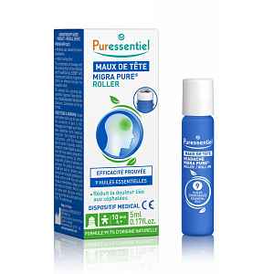 PURESSENTIEL Roll-on proti bolesti hlavy 5 ml