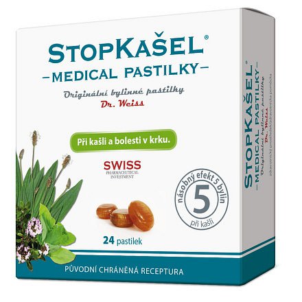 STOPKAŠEL Medical pastilky Dr.Weiss 24 pastilek