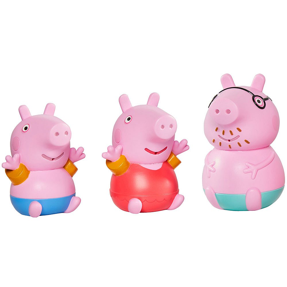 TOOMIES Prasátko Peppa, tatínek a Tom stříkající hračky do vody
