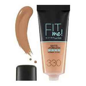 Maybelline Fit Me! Matte+Poreless matující make-up pro normální a mastnou pleť odstín 330 30 ml