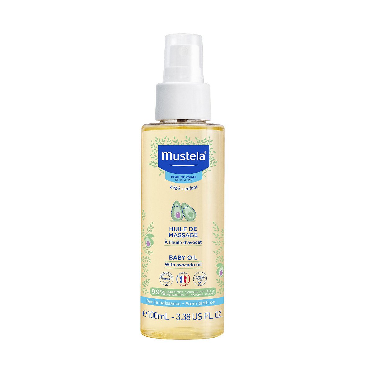 Mustela Masážní olej 100 ml