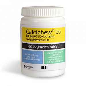 Calcichew D3 60 žvýkacích tablet