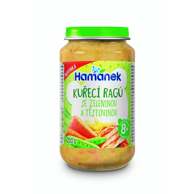 HAMÁNEK Kuřecí ragů se zeleninou a těstovinou 230 g
