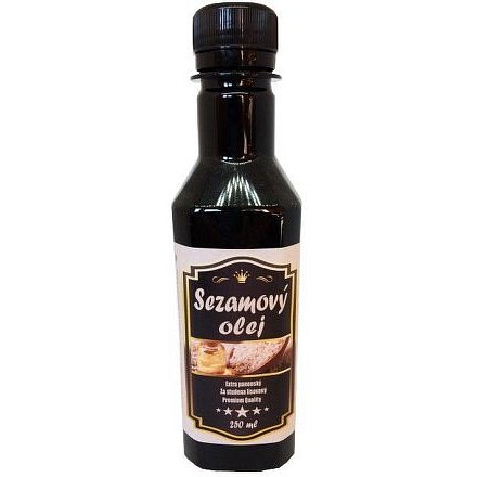 Sezamový olej extra panenský 250ml Sklo