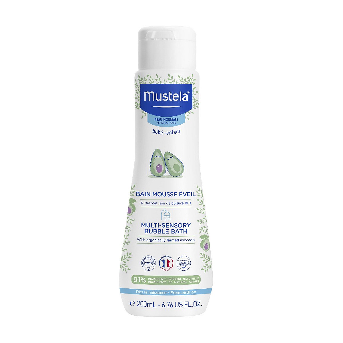 Mustela Bublinková pěna do koupele 200 ml