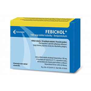 Febichol perorální orální tobolky měkké 50 x 100 mg