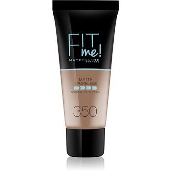 Maybelline Fit Me! Matte+Poreless matující make-up pro normální a mastnou pleť odstín 350 30 ml