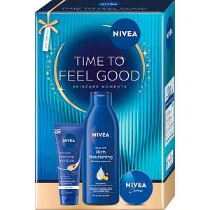 NIVEA Time to Feel Good dárková sada pro výživu a hydrataci