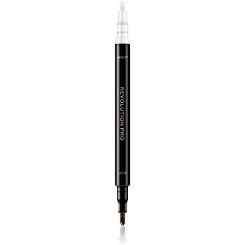 Revolution PRO Day & Night oboustranná tužka na obočí odstín Dark Brown 1,6 ml