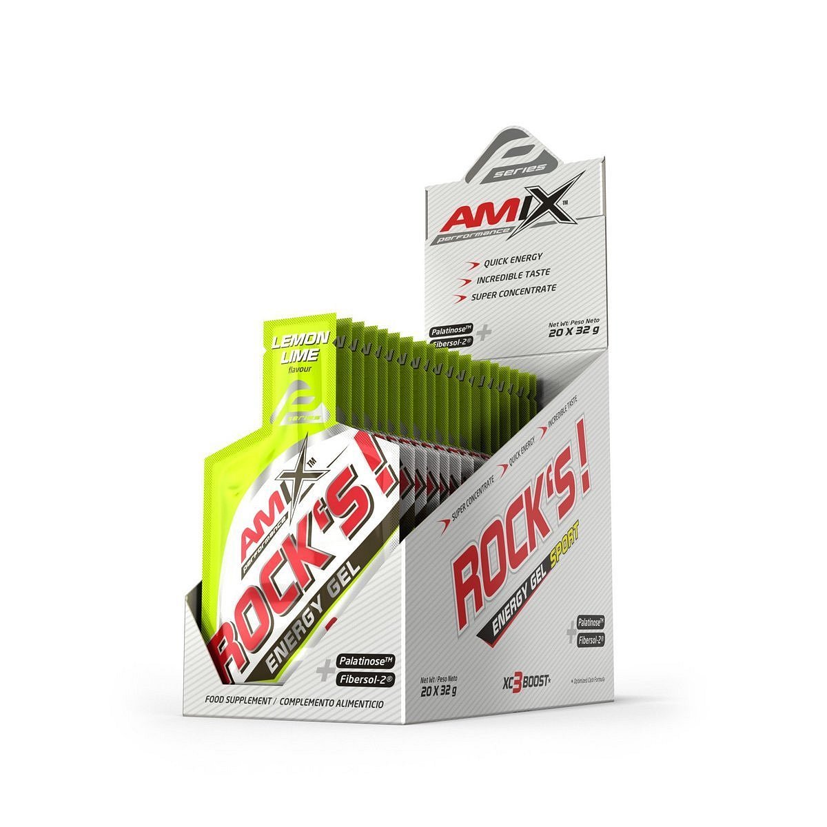 Rock's Energy Gel Lemon-Lime 20x32g