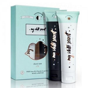 Denní a noční bělící zubní pasty 2x65g -My white secret-