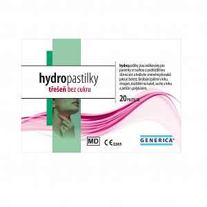 Generica hydropastilky třešeň bez cukru 20 ks