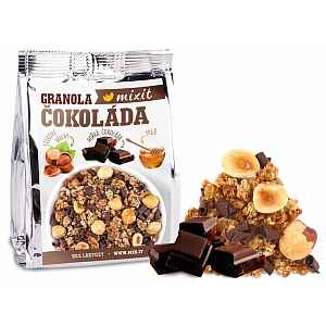 Mixit Granola Z Pece Do Kapsy - čokoláda + Lískové Ořechy 70 G