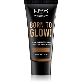 NYX Professional Makeup Born To Glow tekutý rozjasňující make-up odstín 17.5 Sienna 30 ml