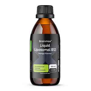 BrainMax® Liquid Liposomal Vitamin B12, Mango, 100 µg, 150 ml