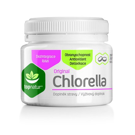 Chlorella TOPNATUR 200mg tbl.250