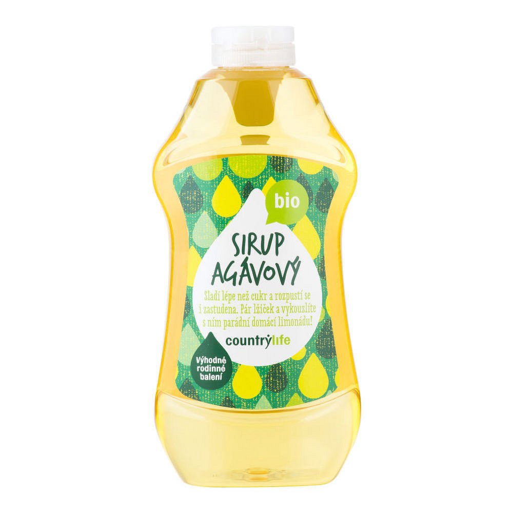 COUNTRYLIFE Agávový sirup BIO 874 ml