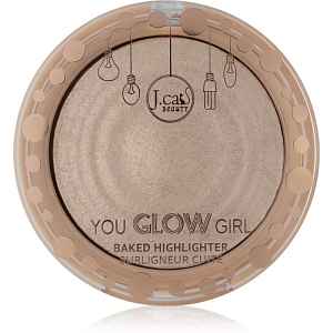 J.Cat Beauty You Glow Girl zapečený rozjasňovač odstín 104 Crystal Sand 8.5 g