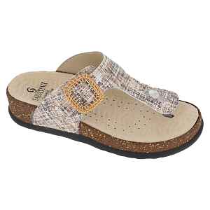 SABATINI KAROLINA Tweed Caramel pantofle karamelové 1 pár, Velikost obuvi: 40
