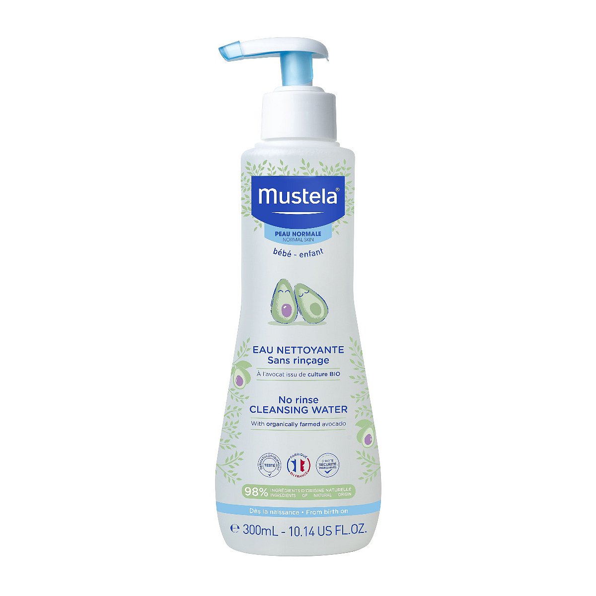 Mustela Jemná čisticí voda 300 ml