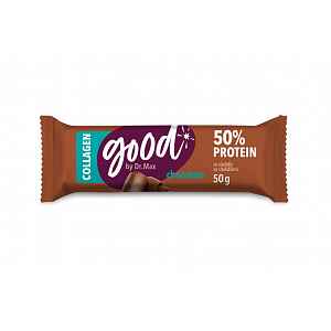 Dr. Max Protein Bar 50% Chocolate Collagen proteinová tyčinka 50 g