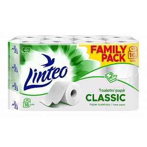 Toaletní papír LINTEO Classic 2 vrst.16 ks