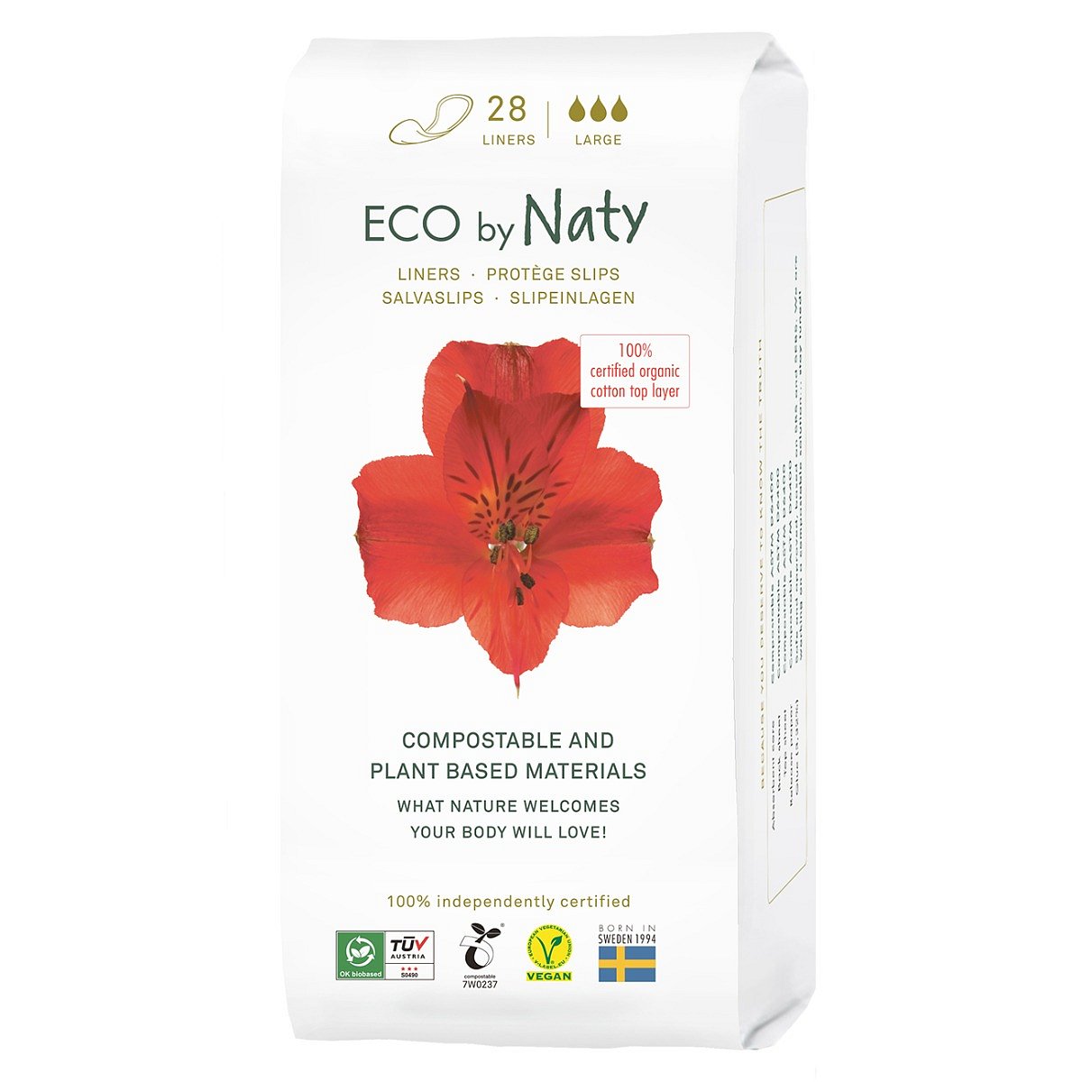 ECO by Naty ECO super dámské slipové vložky 28 ks