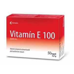 Vitamín E 100 mg orální tobolky 50 blistr
