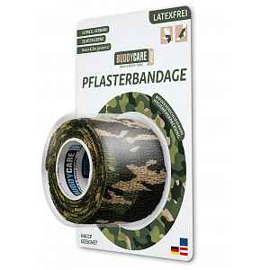 BUDDYCARE®MED Náplast 5 cm x 4,5 m zelený maskáč