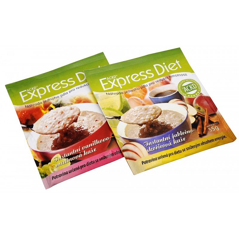 Express Diet - instantní kaše Vanilkovo-malinová 53 g