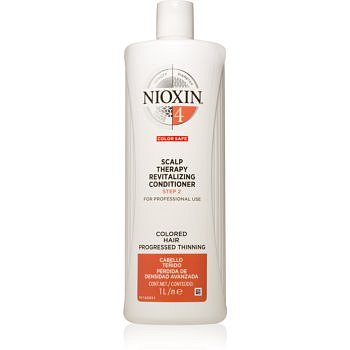 Nioxin System 4 Color Safe Scalp Therapy Revitalizing Conditioner hloubkově vyživující kondicionér pro barvené a poškozené vlasy 1000 ml